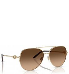 Okulary Ralph Lauren złote damskie Przeciwsłoneczne