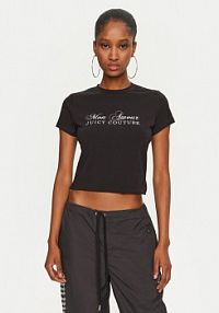 T-shirt Juicy Couture czarny damski 