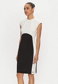 Sukienka koktajlowa Calvin Klein czarna 