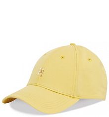 Czapka z daszkiem Tommy Hilfiger żółta damska 