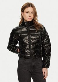 Kurtka puchowa Calvin Klein Jeans czarna damska 