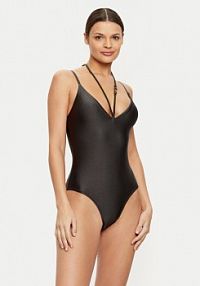 Body KARL LAGERFELD szare Strój kąpielowy