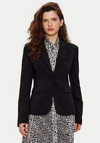 Żakiet KARL LAGERFELD czarny Marynarka