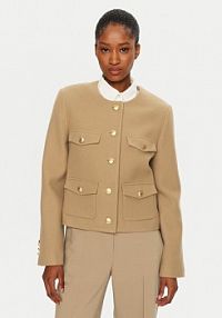 Kurtka przejściowa Tommy Hilfiger beżowa damska 