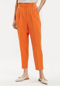 Chinosy Tamaris Apparel pomarańczowe 