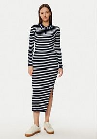 Sukienka dzianinowa Tommy Jeans granatowa 