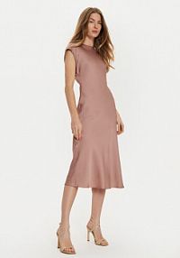 Sukienka koktajlowa Calvin Klein różowa 