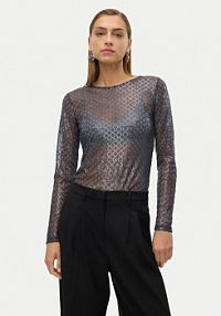 Bluzka Vero Moda szara damska 