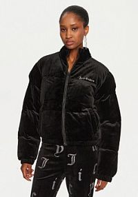 Kurtka puchowa Juicy Couture czarna damska 