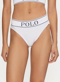 Figi Polo Ralph Lauren białe Klasyczne z wysokim stanem