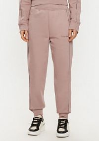 Spodnie dresowe Calvin Klein Underwear beżowe damskie 
