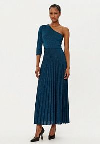 Sukienka koktajlowa Rinascimento granatowa 