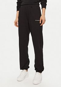Spodnie dresowe KARL LAGERFELD czarne damskie 