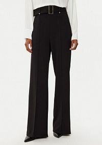Spodnie eleganckie Rinascimento czarne damskie Materiałowe
