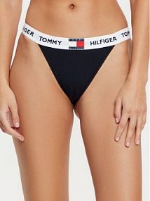 Figi Tommy Hilfiger granatowe Klasyczne
