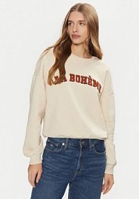 Bluza przez głowę ONLY beżowa Toddy 15337200  Oversize