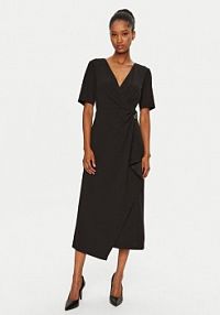 Sukienka koktajlowa DKNY czarna DD4H1B66  Slim Fit