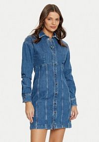 Sukienka jeansowa Guess niebieska 