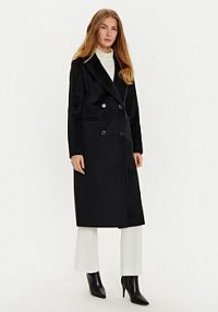 Płaszcz Marciano Guess czarny damski Wełniany