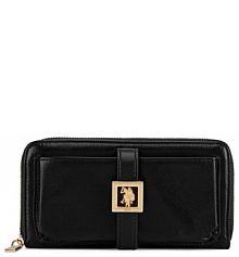 Portfel U.S. Polo Assn. czarny damski 