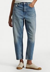 Jeansy Polo Ralph Lauren niebieskie damskie 211969409001  Mom Fit