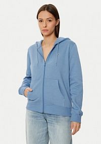 Bluza rozpinana Tommy Jeans niebieska damska 