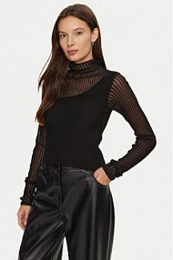 Bluzka HUGO czarna damska Golf