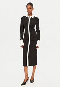 Sukienka codzienna KARL LAGERFELD czarna 