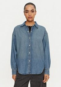 Koszula Wrangler niebieska damska Jeansowa