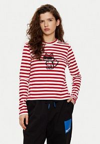 Bluzka KARL LAGERFELD czerwona damska 