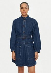 Sukienka jeansowa Weekend Max Mara granatowa Euro 2515221021  Relaxed Fit