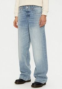 Jeansy Lee niebieskie damskie 