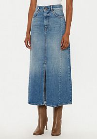 Spódnica jeansowa Weekend Max Mara niebieska 