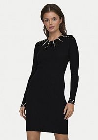 Sukienka dzianinowa ONLY czarna 