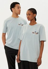 T-shirt Filling Pieces zielony damski 