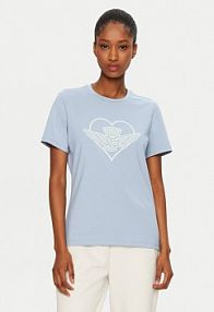 T-shirt Aeronautica Militare beżowy damski 