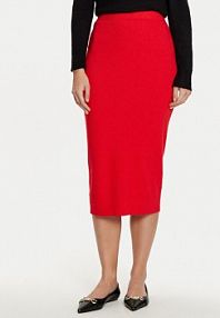 Spódnica ołówkowa Vero Moda czerwona 