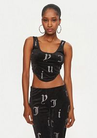 Top Juicy Couture czarny damski 
