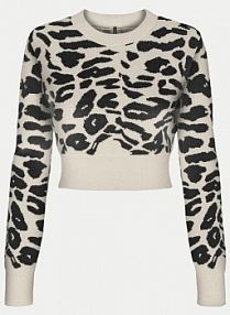 Sweter ONLY beżowy damski Lima 15339828  Cropped Fit