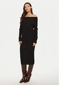 Sukienka dzianinowa ONLY czarna 