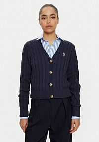 Kardigan U.S. Polo Assn. granatowy 