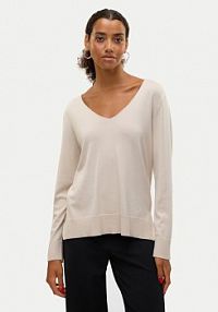 Bluzka Vero Moda beżowa damska 