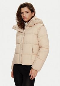 Kurtka puchowa 4F beżowa damska Zimowa