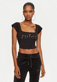 Top Juicy Couture czarny damski Bluzka