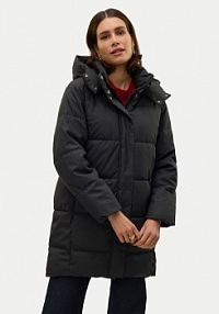 Kurtka puchowa Vero Moda czarna damska Płaszcz zimowy