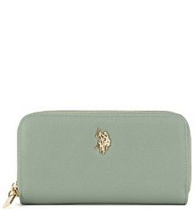 Portfel U.S. Polo Assn. oliwkowy damski 