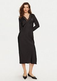 Sukienka koktajlowa Calvin Klein czarna 