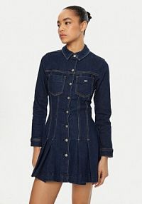 Sukienka jeansowa Tommy Jeans granatowa 