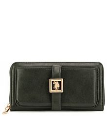 Portfel U.S. Polo Assn. zielony damski 