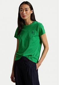 T-shirt Polo Ralph Lauren zielony damski 